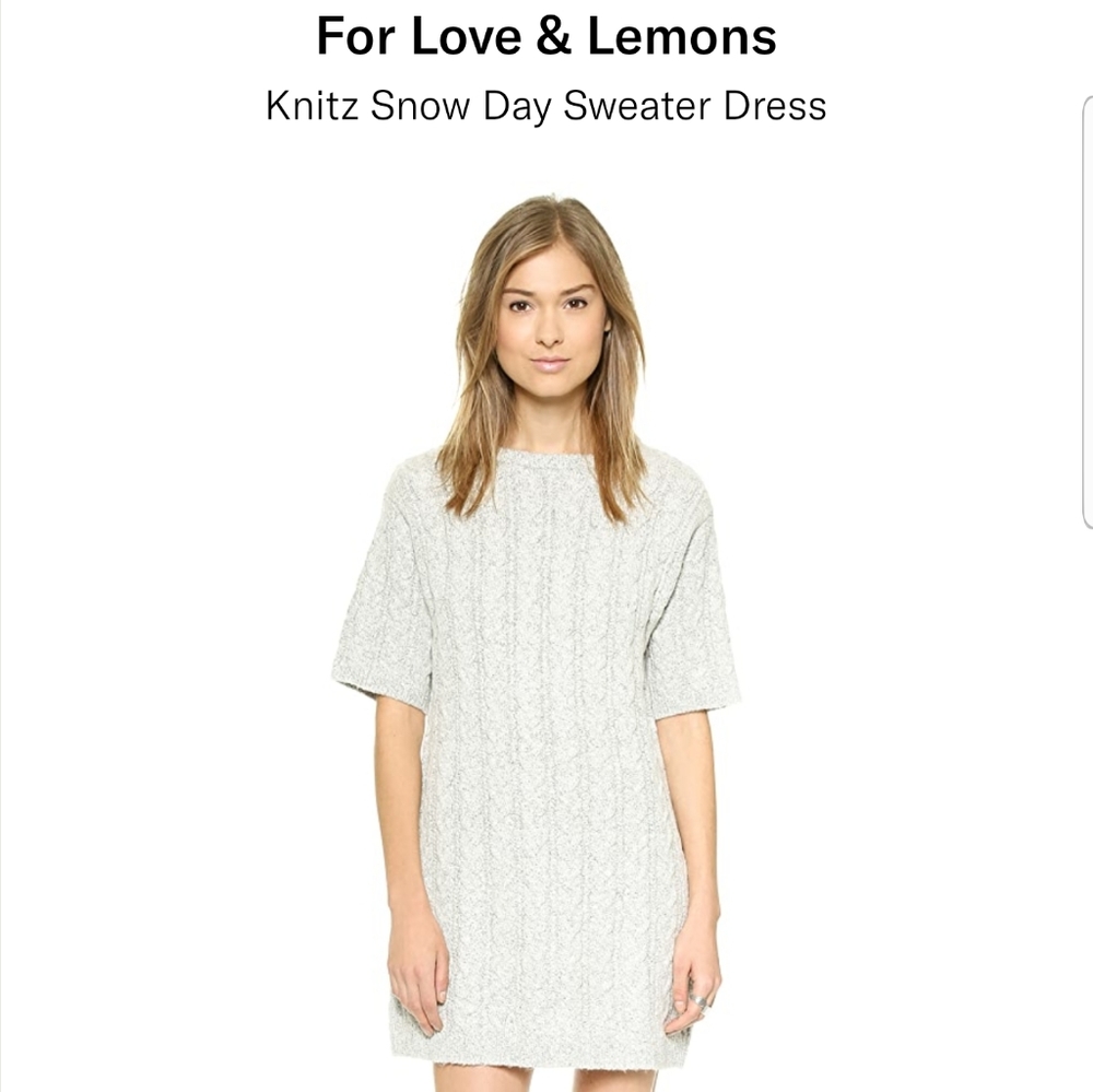 KNITZ by For Love & Lemons sweater dress